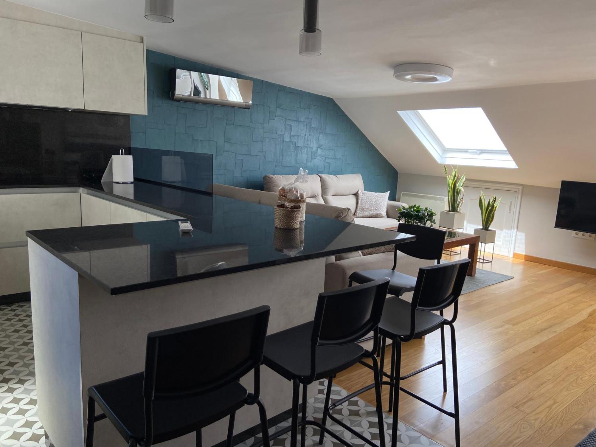 Atico 22 - Centrico, Aire Acondicionado Y Parking Daire Vilagarcia de Arousa Dış mekan fotoğraf