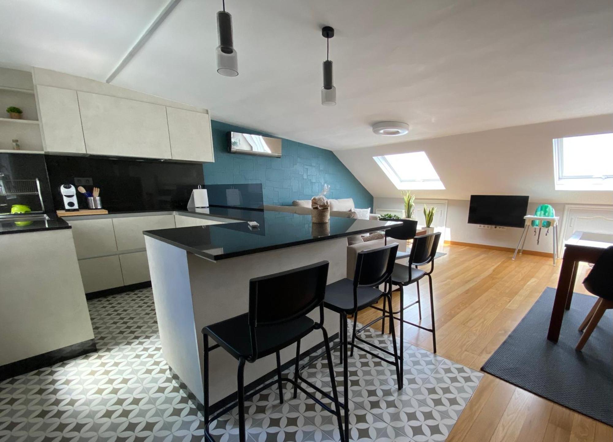Atico 22 - Centrico, Aire Acondicionado Y Parking Daire Vilagarcia de Arousa Dış mekan fotoğraf